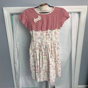 Adorable Pink Dress Vintage Style with Bow